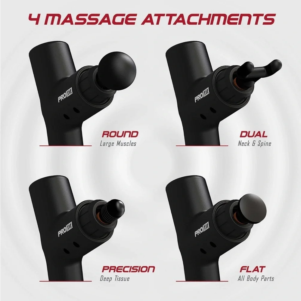PROfit Percussion Massage Gun Rechargeable Deep Tissue Massager new box - Picture 10 of 11